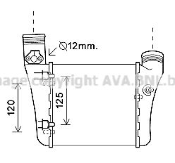 AVA QUALITY COOLING Välijäähdytin AIA4333